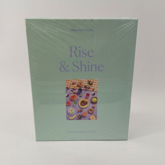 Piecework Other - Anthropologie Piecework Puzzle Rise & Shine Puzzle 1000 Pcs Brunch